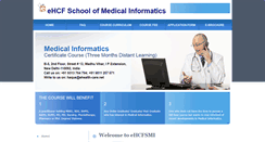 Desktop Screenshot of ehcfsmi.edu.in